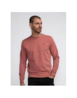 Sweat uni col rond rose homme - Petrol Industries