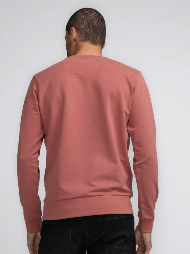 Sweat uni col rond rose homme - Petrol Industries