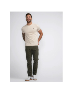 T-shirt à manches courtes badge beige homme - Petrol Industries