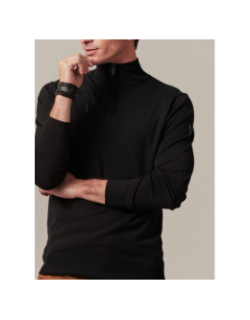 Pull a col zippé almanach noir homme - Deeluxe