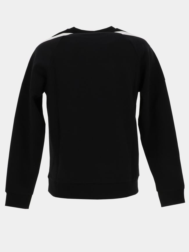 Sweat col rond diagonaley noir homme - Sergio Tacchini