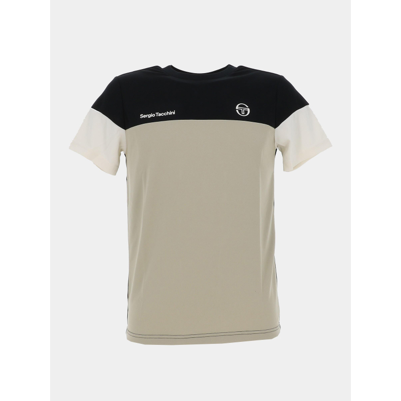 T-shirt à manches courtes prave noir homme - Sergio Tacchini