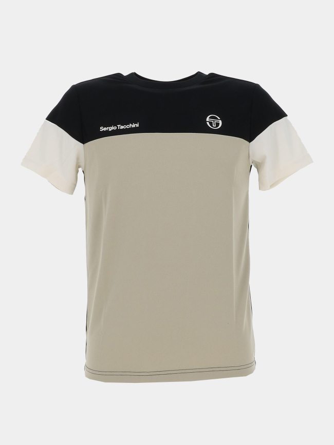 T-shirt à manches courtes prave noir homme - Sergio Tacchini