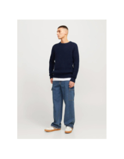 Pull en maille jones bleu marine homme - Jack & Jones