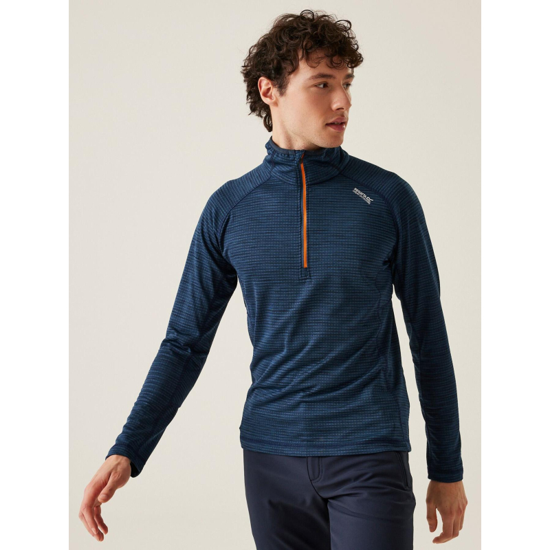 Sweat polaire a demi-zip yonder 2 bleu homme - Regatta