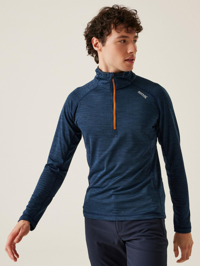 Sweat polaire a demi-zip yonder 2 bleu homme - Regatta