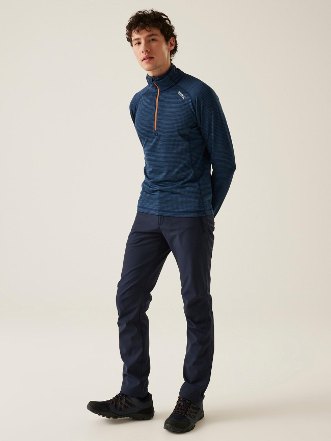 Sweat polaire a demi-zip yonder 2 bleu homme - Regatta