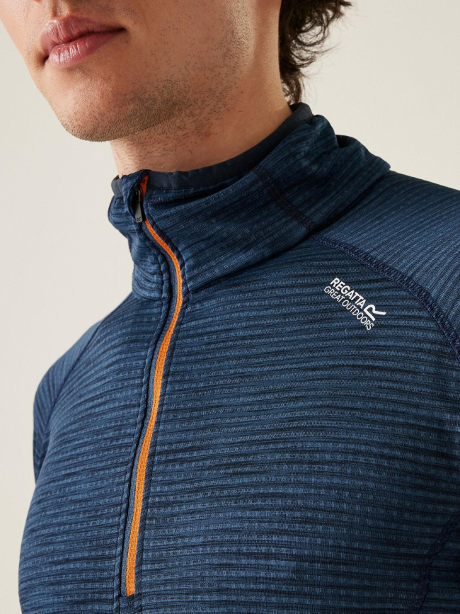 Sweat polaire a demi-zip yonder 2 bleu homme - Regatta