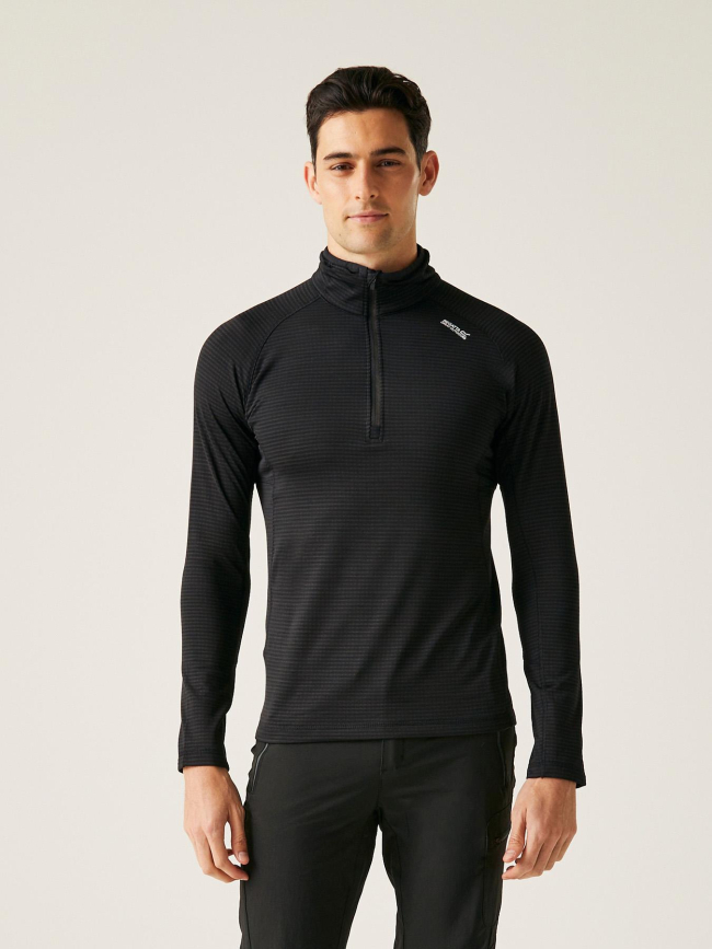 Sweat polaire à demi zip yonder 2 noir homme - Regatta