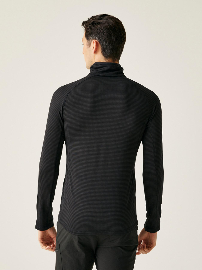 Sweat polaire à demi zip yonder 2 noir homme - Regatta