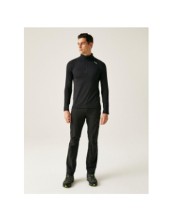 Sweat polaire à demi zip yonder 2 noir homme - Regatta