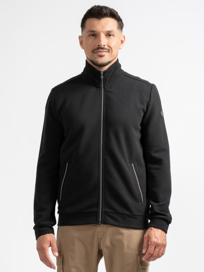 Veste zippé lynco noir homme - Sun Valley