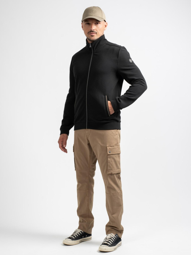 Veste zippé lynco noir homme - Sun Valley