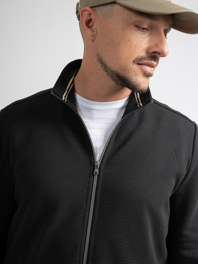 Veste zippé lynco noir homme - Sun Valley