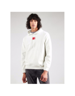 Sweat à capuche daratschi blanc écru homme - Hugo