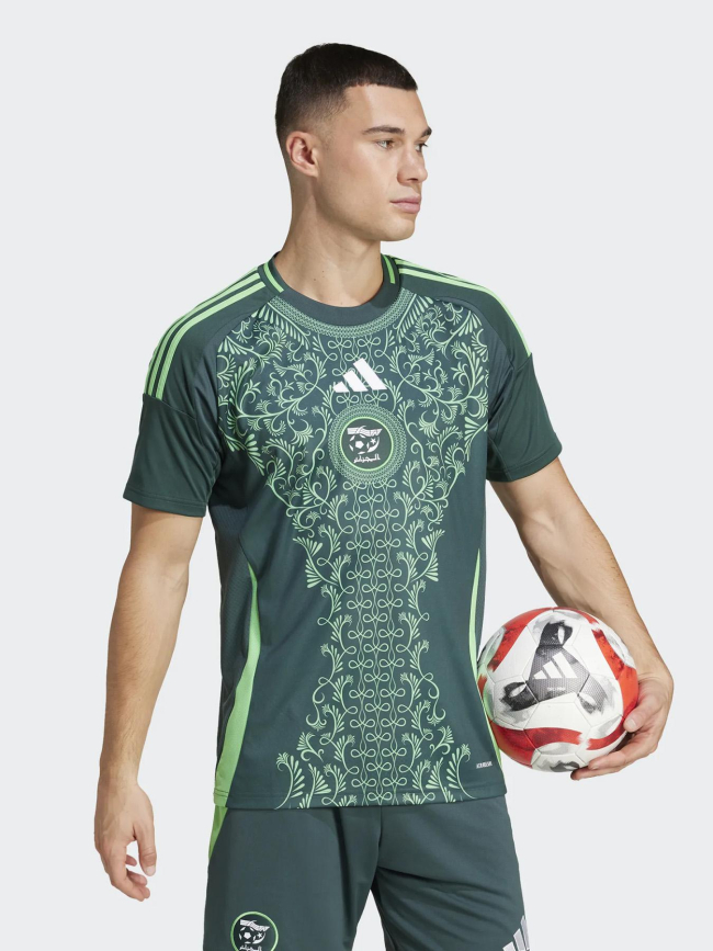 Maillot de football extérieur algérie 24/25 vert homme - Adidas