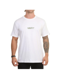 T-shirt manches courtes simple lettring blanc homme - Quiksilver