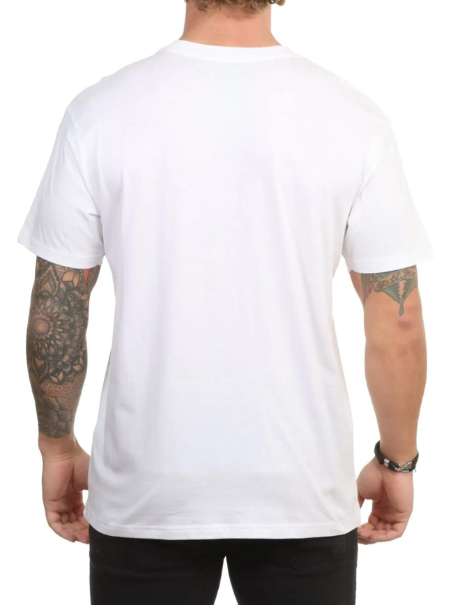 T-shirt manches courtes simple lettring blanc homme - Quiksilver