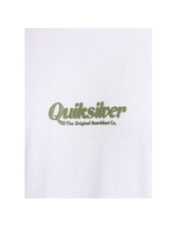 T-shirt manches courtes simple lettring blanc homme - Quiksilver