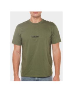 T-shirt à manches courtes simple lettring vert homme - Quiksilver