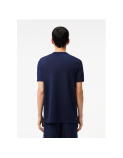 T-shirt tennis en piqué ultra dry bleu marine homme - Lacoste