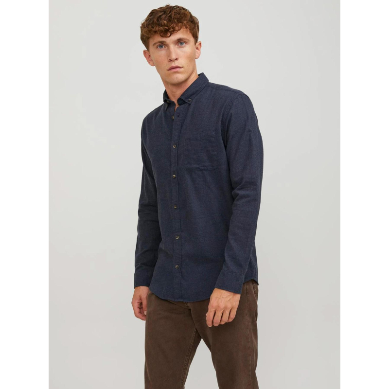 Chemise slim fit jje classic bleu marine homme - Jack & Jones