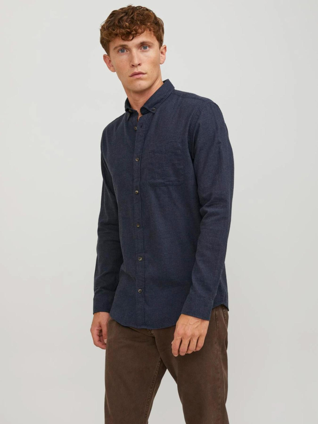 Chemise slim fit jje classic bleu marine homme - Jack & Jones