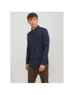 Chemise slim fit jje classic bleu marine homme - Jack & Jones