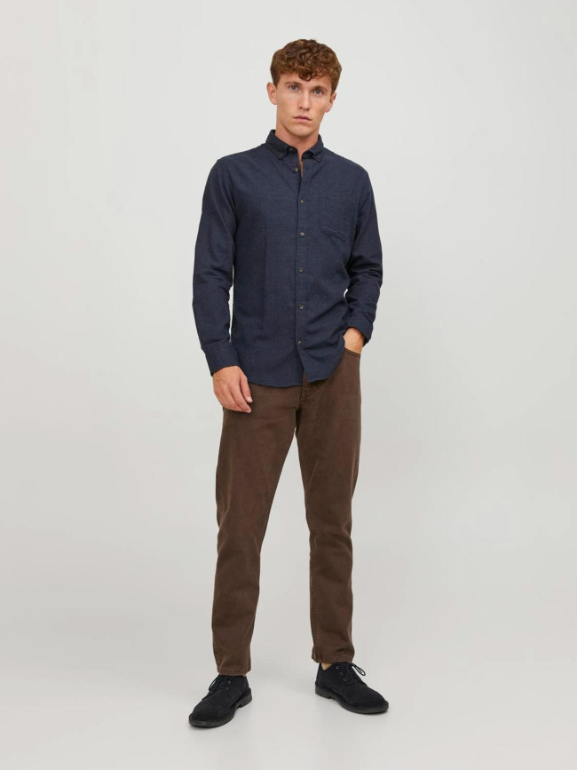 Chemise slim fit jje classic bleu marine homme - Jack & Jones