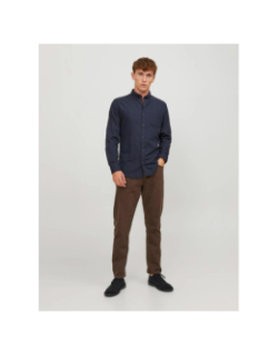 Chemise slim fit jje classic bleu marine homme - Jack & Jones