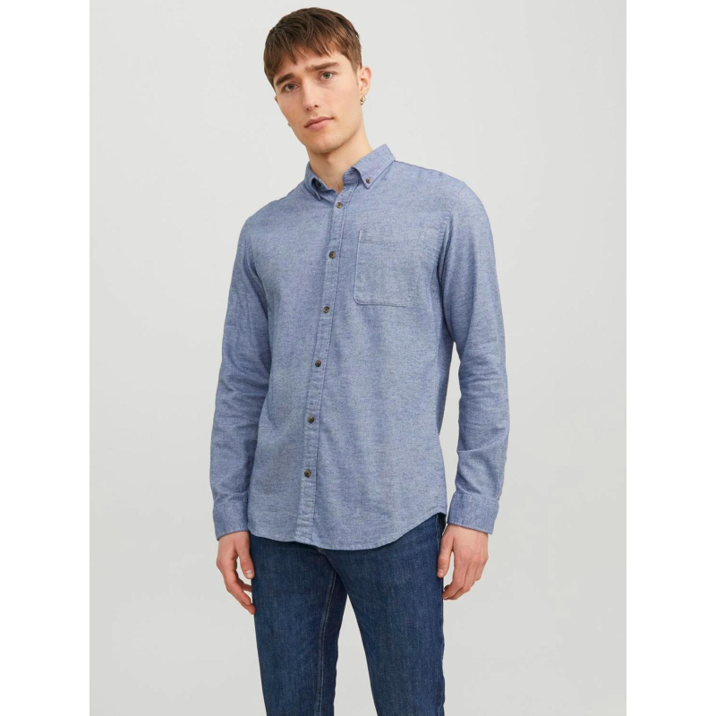 Chemise slim fit jjeclassic bleu homme - Jack & Jones