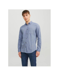 Chemise slim fit jjeclassic bleu homme - Jack & Jones