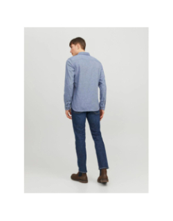 Chemise slim fit jjeclassic bleu homme - Jack & Jones