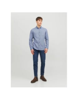 Chemise slim fit jjeclassic bleu homme - Jack & Jones