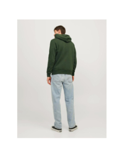 Sweat à capuche jjelogo vert homme - Jack & Jones