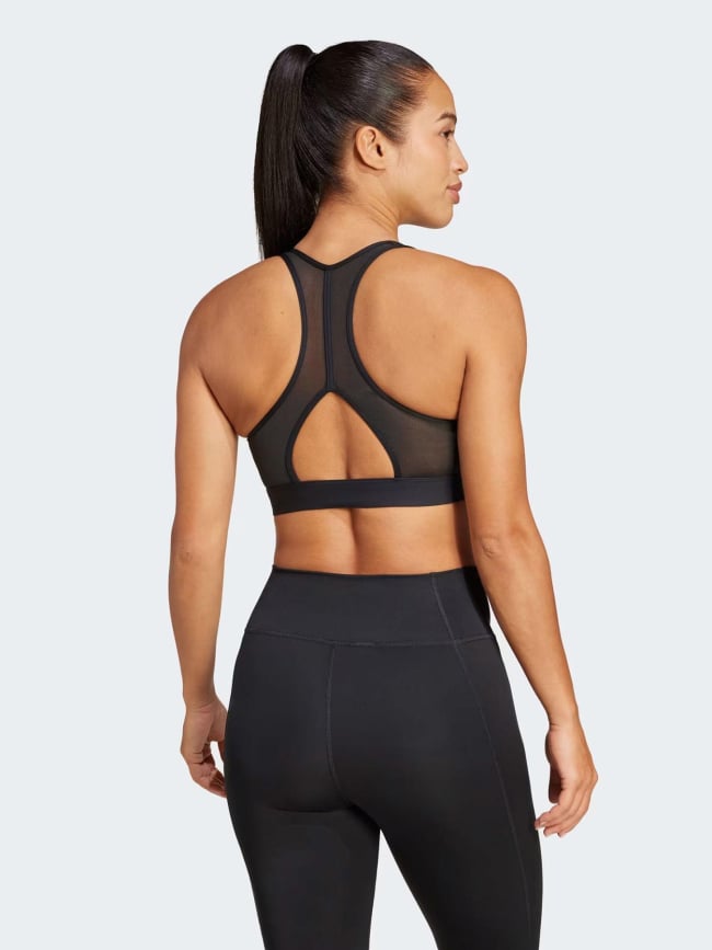 Brassière de sport performance powerreact noir femme - Adidas