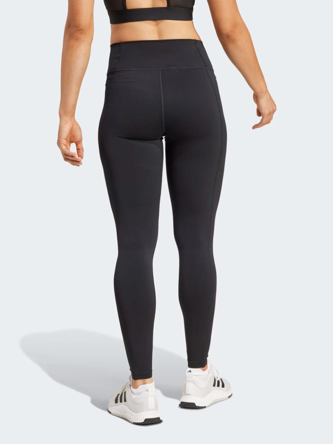 Legging long grand logo train essentials noir femme - Adidas