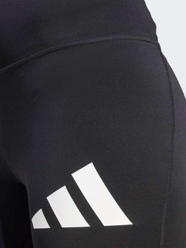 Legging long grand logo train essentials noir femme - Adidas