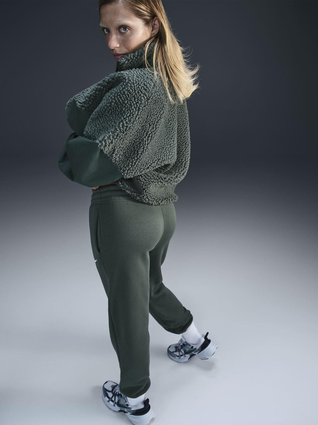 Pantalon jogging phoenix fleece vert femme - Nike