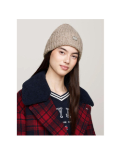 Bonnet tjw city beige femme - Tommy Jeans