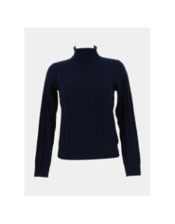 Pull à col roulé deiopea bleu marine femme - Tiffosi