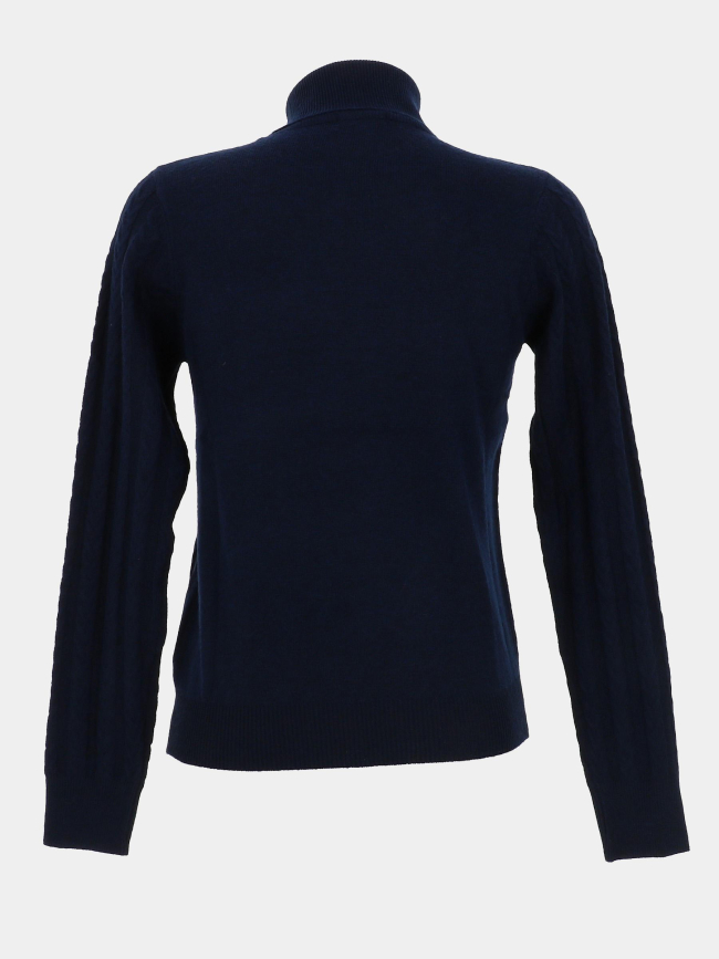 Pull à col roulé deiopea bleu marine femme - Tiffosi