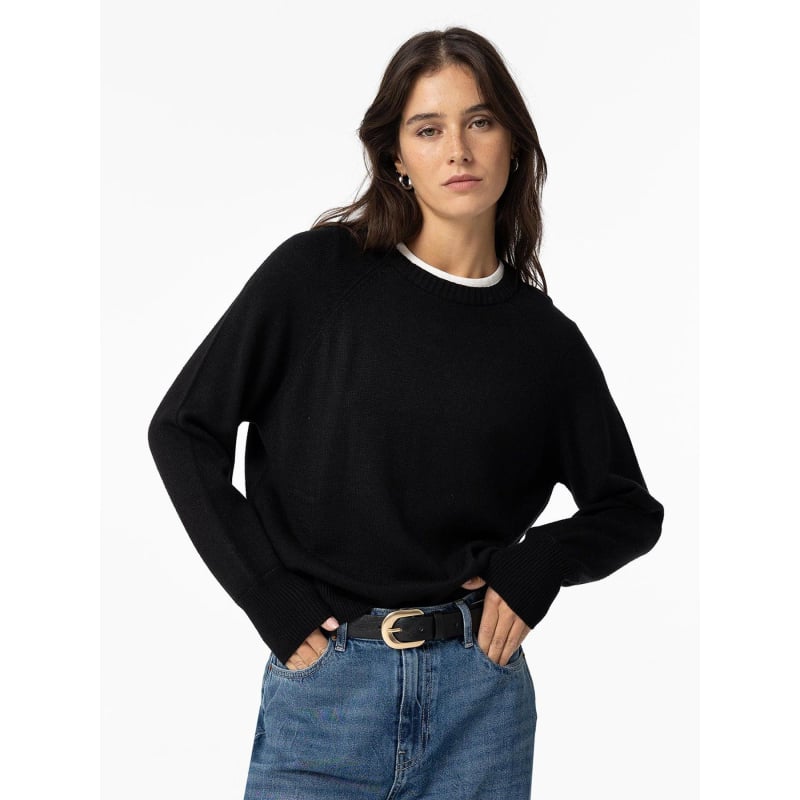 Pull col rond nox noir femme - Tiffosi