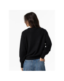 Pull col rond nox noir femme - Tiffosi