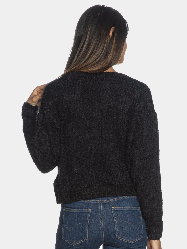 Pull court jolie 13 noir femme - Tiffosi