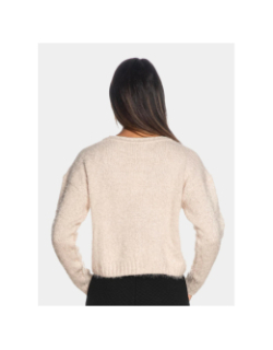 Pull court jolie 13 beige femme - Tiffosi