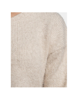 Pull court jolie 13 beige femme - Tiffosi