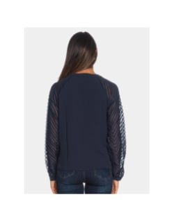 Chemisier pleat bleu marine femme - Tiffosi