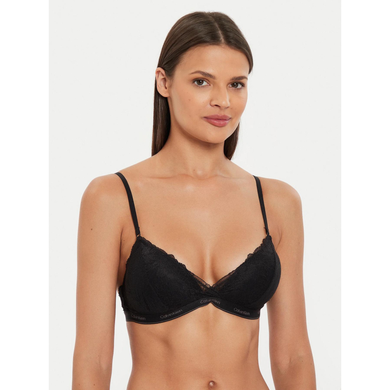 Soutien-gorge triangle modern lace noir femme - Calvin Klein