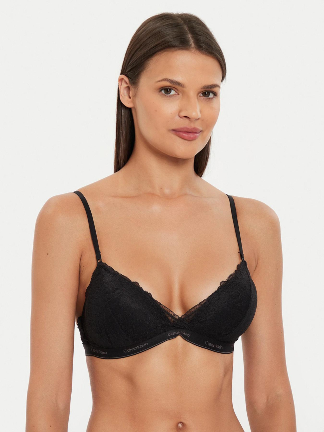 Soutien-gorge triangle modern lace noir femme - Calvin Klein